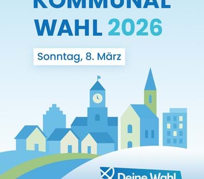 Gemeinde- und Landkreiswahl am 8. März 2026